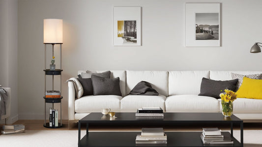 Floor Lamp with Drawers: Modern Living Room Essentials